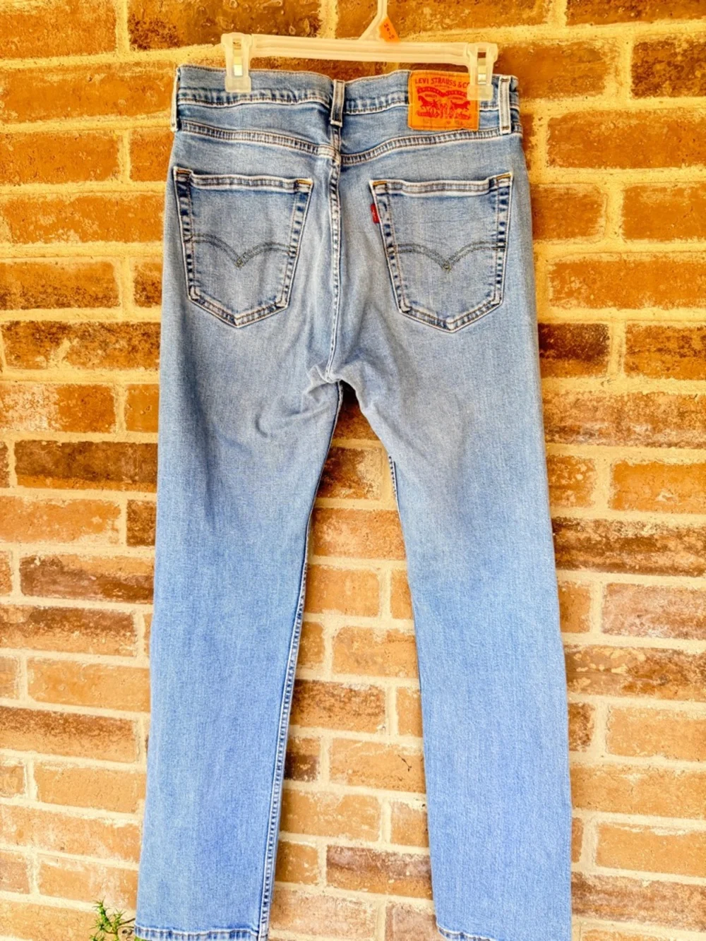 Vintage Levi's Light Blue Straight-Leg Men's Jeans